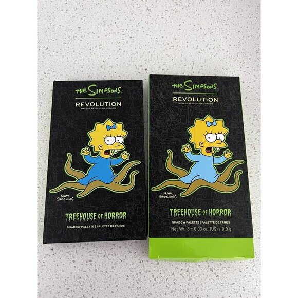 The Simpsons Revolution Treehouse of Horror Alien Maggie Mini Eyeshadow Palette - Picture 3 of 4